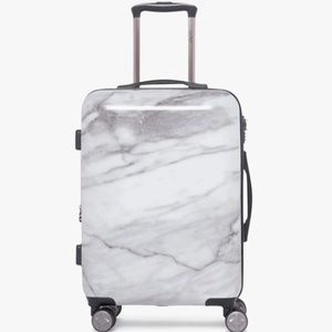 White Marble Cal Pak Carry-On Luggage